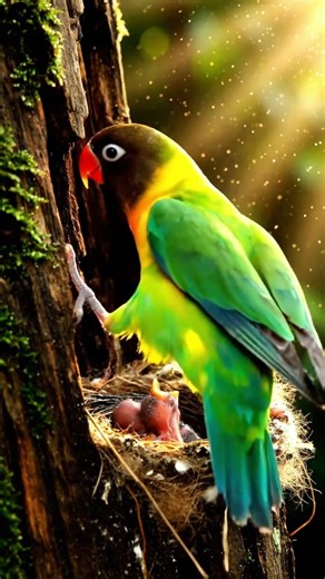 🌿🦜 Beautiful Bird of the Amazon | ✨Incredible Colors of a Beautiful Bird in the Wild #birds