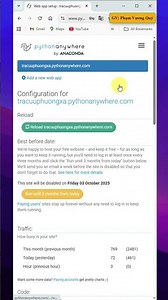 Run and deploy python, django applications for free on the internet with PythonAnyWhere #laptrinh