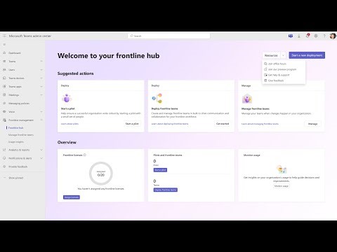 New frontline worker pilot deployment experience now available in Teams admin center | Microsoft Community Hub