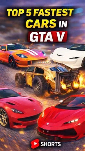 Top 5 Fastest car in GTA 5 #gta5 #car