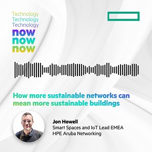 3.4K views · 13 reactions | On HPE’s Technology Now, we’re talking about making networking part of sustainable solutions.  Jon Howell, Smart Spaces and IoT Lead EMEA, HPE Aruba Networking, shares his insights on whether networking can ever truly be green. Listen now.  https://hpe.to/6181IK4Xz | Hewlett Packard Enterprise | Facebook