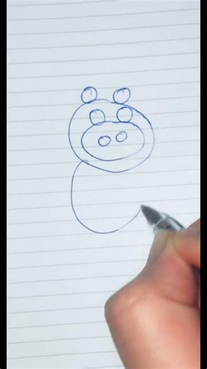 Want to learn how to draw a cute pig ? 🐷 #adorable #viral #drawing #pig