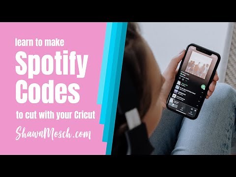 Learn to make a Spotify Code with your Cricut that will scan! Great gift idea!