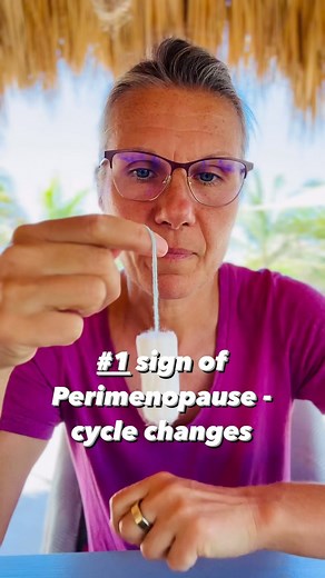 345K views · 25 reactions | As our progesterone starts dropping after age 45, cycle changes is the first sign that you’re in perimenopause. I talk about what it looks like and how to correct progesterone levels in perimenopause - also links to topics | Hormones Balance | Facebook