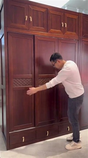 Full Wall Wardrobe: Maximize Every Inchcabinet #closet #home #storage#bedroom #furniture