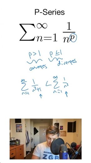 P Series and comparison test #maths