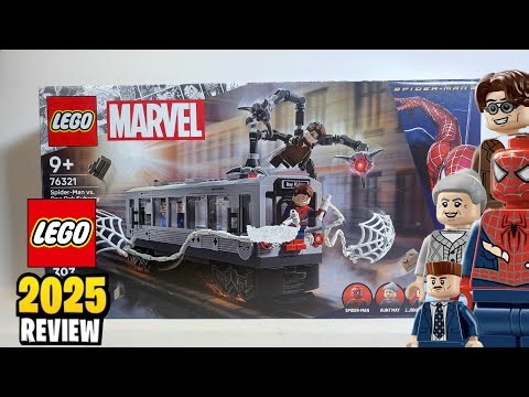 LEGO Marvel Spider-Man vs. Doc Ock Subway Train Scene | 76321 - 2025 Set Review