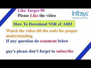 How to download NSR eCARD | How to login NSR Portal and download NSR card | Must watch | New process