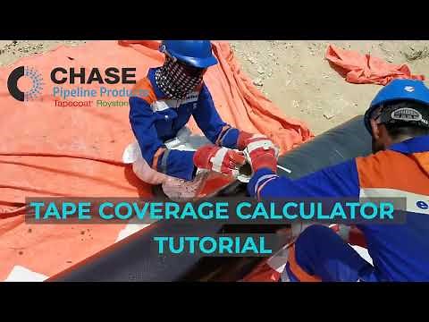 Pipeline Tape Coverage Calculator