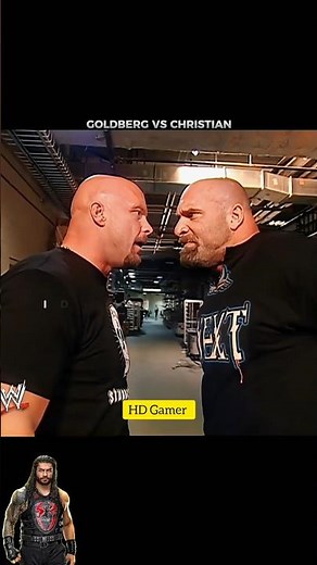 Goldberg vs Christian: Steel Cage Match Full Highlights! 🔥 #viral #shortsfeed #shorts