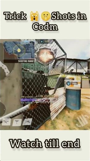 Trick Shots in Codm #codm