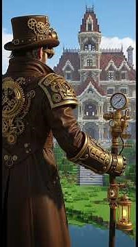 Building INSANE Steampunk Victorian Hybrid in Minecraft Victorian Mansion Estates - Ornate peri #Sho