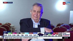 345K views · 8.4K reactions | Miloš Zeman ve vysílání CNN Prima NEWS...