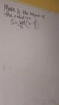 subject of formula 6 #subjectofformula #maths #viralreels #heartsthatteach