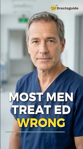 Most Men Treat ED the Wrong Way 🚫 (Do This Instead) #testosterone