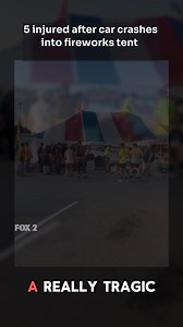 Five people were hospitalized following a collision along a major Festus thoroughfare that sent a car crashing into a fireworks tent. The crash happened Thursday afternoon in the parking lot of the Walmart Supercenter along South Truman Boulevard, according to the Missouri State Highway Patrol. FOX 2 has learned that an 84-year-old man was behind the wheel, and police believe he accidentally stepped on the gas pedal by mistake, reversing the car into the fireworks stand, injuring five people. Re