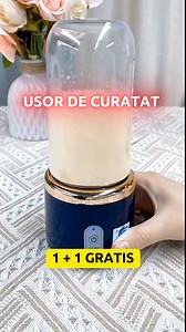 ✅ 1 1 GRATIS Mini Blender portabil cu baterie, 79,99 RON ✅ Dimensiuni reduse, inaltime 19 cm ✅ Baterie reincarcabila prin cablu USB-C ✅ 2 recipiente diferite de 400 ml, capac inclus ✅ Potrivit pentru fructe, legume, cafea cu gheata, shake proteic, mancare pentru bebelusi ✅ 6 lame din otel inoxidabil ✅ Garantie 2 ani ✅ Livrare in 1-2 zile cu deschidere colet sau la Easybox SamedayG | smarrt.ro