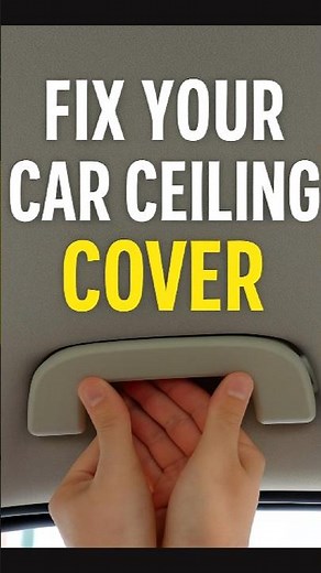 How to Fix Your Car Ceiling Cover in Seconds! 🚗🛠️ #DIYAutoFix