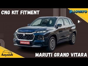 2024 Maruti Grand Vitara CNG Kit Installation 🔧 | Mileage, Performance & Full Setup Explained!
