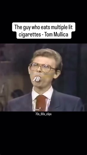 @70s_80s_clips on Instagram: "Late Night with David Letterman - 1980s #retro #nostalgia #1980s #80s #magician #cigarettes #tv"