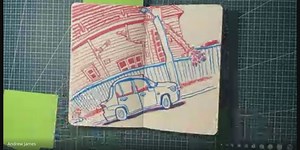 Drawing cars