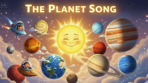 一首歌记住所有行星｜The Planet Song 八大行星英语启蒙