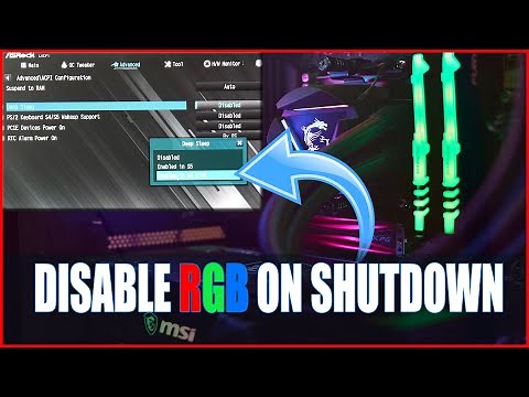 How to Turn Off RGB Lights That Stay On After Shut Down