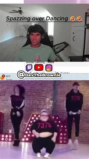 Bro Starts Spazzing over Dancing 💀😂🤣 #famous #live #funny #twitch #yourrage #ishowspeed #angry