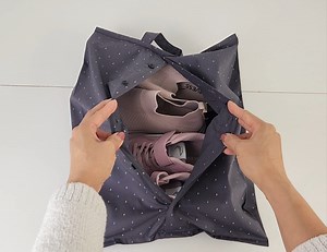 The best way to sew shoes bag from old shirt #fblifestyle #recycling | DIY Tips Tale