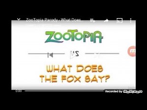 Zootopia what does the Fox say parody reaction