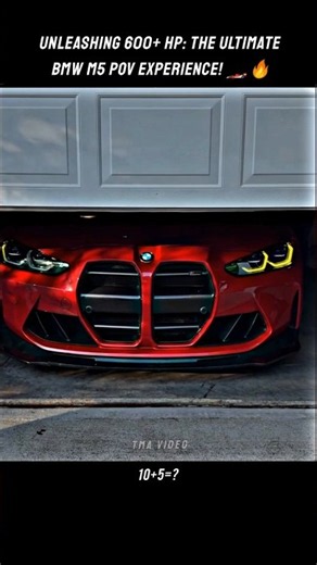 Unleashing 600+ HP: The Ultimate BMW M5 POV Experience! 🏎️🔥 #usa