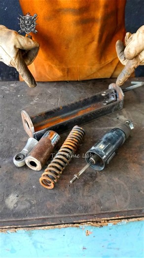 I Built a Tool to Remove Bike Shock Springs — Way Easier Than Expected #shorts