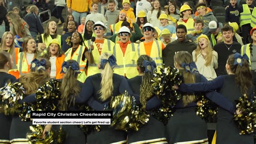 📣What is your favorite student section cheer? We asked the cheerleaders at the Boys State A Basketball Tournament. 📣 | SDPB Sports