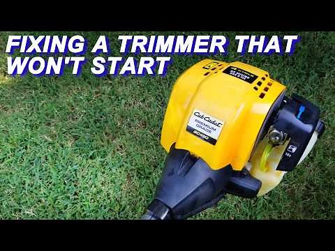 Fixing A Cub Cadet 4 Cycle Trimmer That Won't Start
