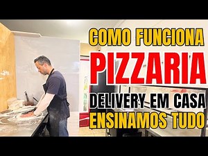 PIZZA DELIVERY AT HOME WE SHOW HOW EVERYTHING WORKS AND HOW WE EARN R$5000 A MONTH WITHOUT LEAVIN...
