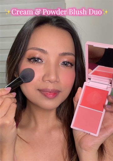 Lakerain Cream & Powder Blush Duo for Fresh Looks