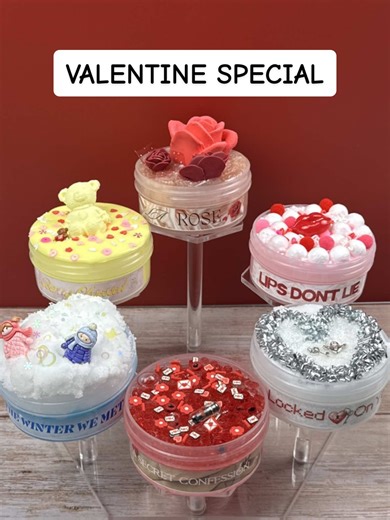 This Valentine, gift something soft, calming, and made with love 💖 Our Valentine Special Slime Collection is now Available #valentinesgift #slimes #ukslimeshop #slimestory #tiktokshop