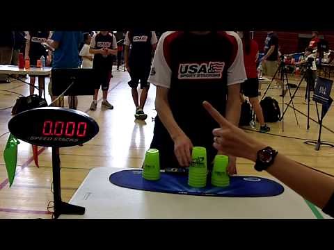 Individual Cycle Sport Stacking World Record 5.303 (William Orrell)