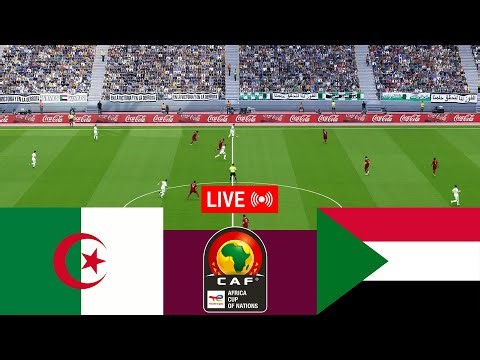 الجزائر vs السودان مباشر⚽ 2025 كأس الأمم الأفريقية لكرة القدم المباراة الكاملة - محاكاة لعبة فيديو