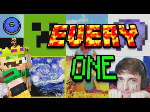 I collected Every Map art on the Donut SMP