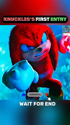 Knuckles's Epic First Entry! ⚡ Sonic vs Knuckles Showdown /REAL MOONSHINE #Shorts #sonic