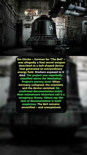 The Bell: The Secret Nazi Machine That Could Change Time and Space #history
