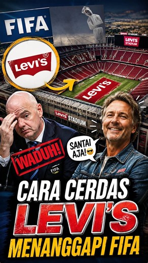LEVI'S logo covered at stadium, Levi's responds casually #worldcup #worldcup2026