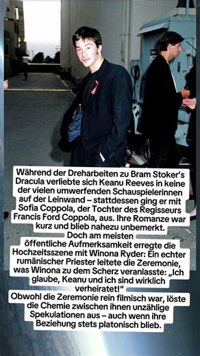 Liebe, Gerüchte und eine „echte“ Hochzeit am Set von Bram Stoker’s Dracula