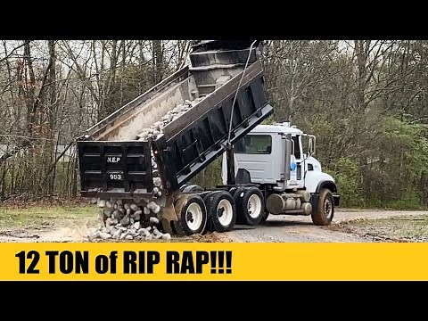 What Will We Do with 12 TON of Rip Rap ?!?