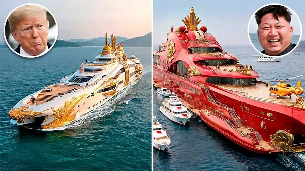 Why Trump’s yacht looks like nothing compared to Kim Jong Un’s