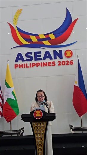 The Philippine Permanent Mission to ASEAN, led by Ambassador Evangeline Ong Jimenez-Ducrocq, officially unveiled the 2026 ASEAN Chairship Logo at the ASEAN Secretariat in Jakarta. The logo features the balangay, an ancient seafaring vessel that mirrors this year’s theme: "Navigating Our Future Together." | #SelfiePatrol via Wendy Palomo | ABS-CBN News