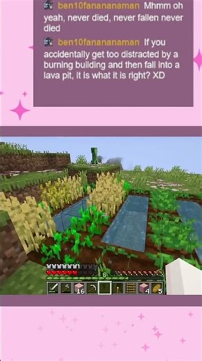 Talking about a creeper that blew up my house