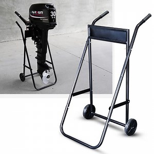 Watch Outboard Boat Motor Stand Carrier Cart Dolly on Amazon Live