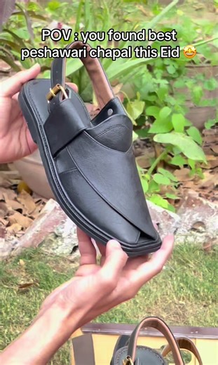 Premium Smart Zalmi: Handmade Pure Leather Peshawari Chapals